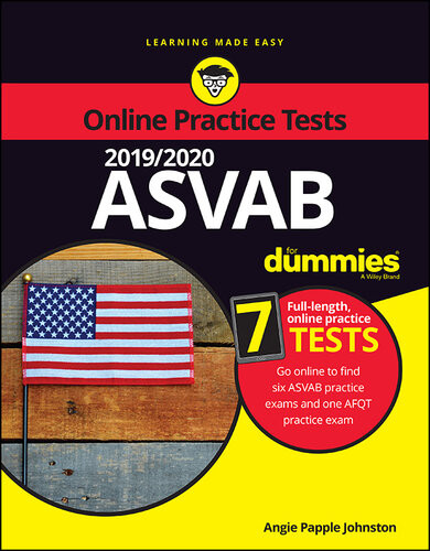 2019 2020 Asvab For Dummies With Online Practice 8th Edition Angie Papple Johnston
