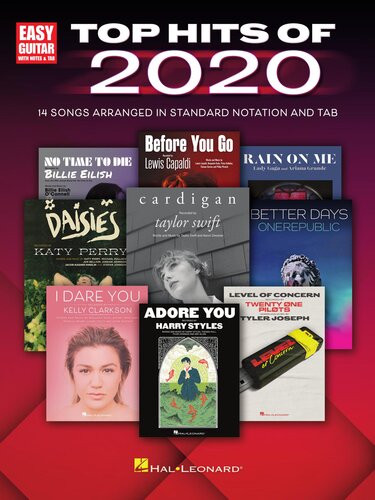 Top Hits Of 2020 Easy Guitar With Tab Songbook Hal Leonard Corp