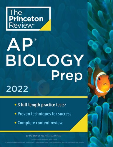 Princeton Review Ap Biology Prep 2022 Practice Tests Complete Content Review Strategies Techniques The Princeton Review