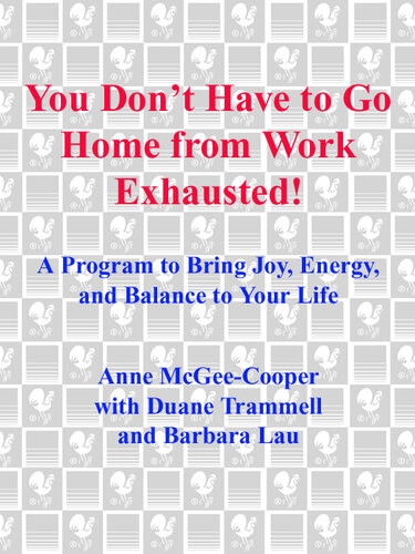 You Dont Have To Go Home From Work Exhausted A Program To Bring Joy Energy And Balance To Your Life Ann Mcgeecooper