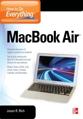 How To Do Everything Macbook Air 1st Edition Jason Rich
