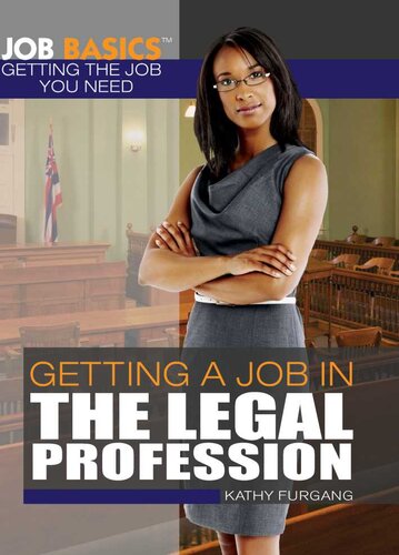 Getting A Job In The Legal Profession Kathy Furgang
