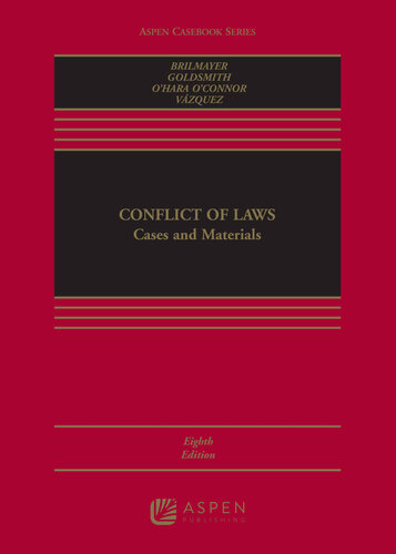 Conflict Of Laws Cases And Materials Brilmayer R Lea Goldsmith