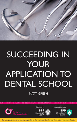 Succeeding In Your Application To Dental School Matt Green
