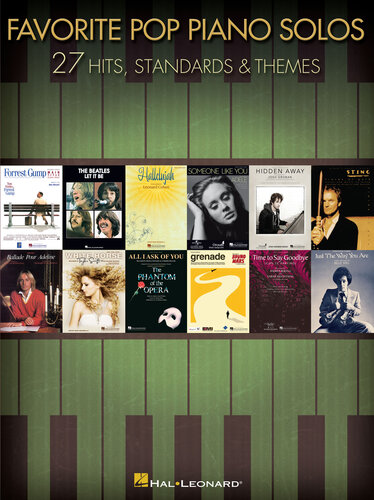 Favorite Pop Piano Solos Hal Leonard Corp