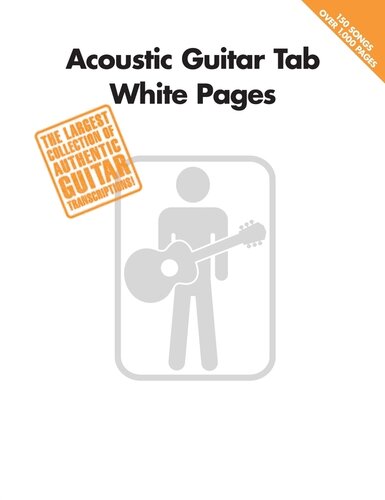 Acoustic Guitar Tab White Pages Songbook Hal Leonard Corp