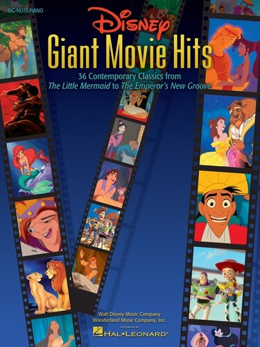 Disney Giant Movie Hits Songbook 36 Contemporary Classics From The Little Mermaid To The Emperors New Groove Hal Leonard Corp