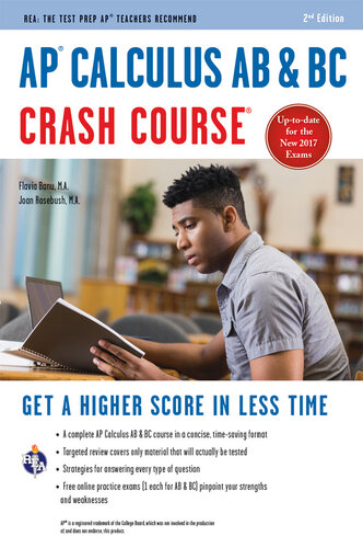 Ap Calculus Ab Bc Crash Course Flavia Banu Joan Rosebush