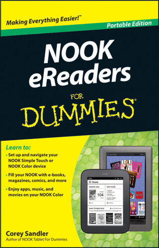 Nook Ereaders For Dummies 1st Edition Corey Sandler
