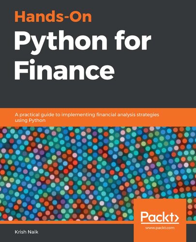 Handson Python For Finance Krish Naik