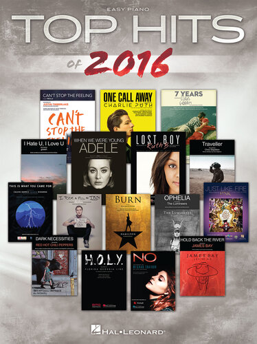 Top Hits Of 2016 Songbook Hal Leonard Corp