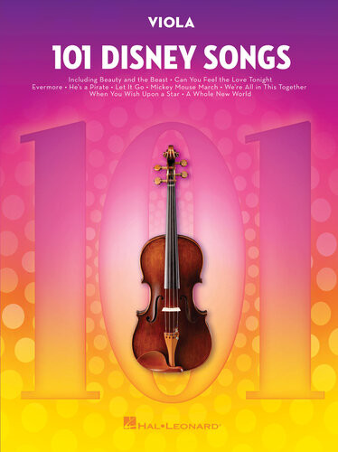 101 Disney Songs For Viola Hal Leonard Corp