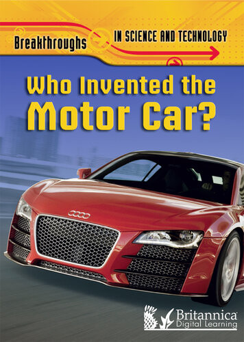 Who Invented The Motor Car 1st Edition Brian Williams