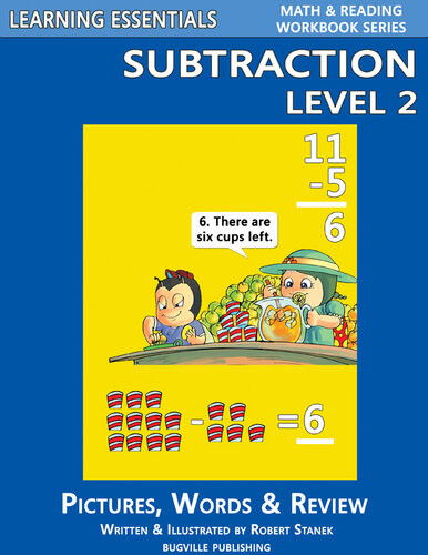 Subtraction Level 2 Pictures Words Review Robert Stanek
