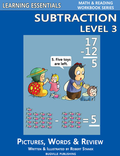 Subtraction Level 3 Pictures Words Review William Robert Stanek