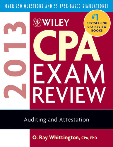 Wiley Cpa Exam Review 2013 Auditing And Attestation 10th Edition O Ray Whittington