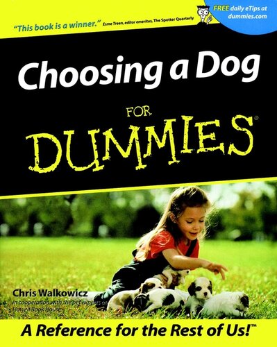 Choosing A Dog For Dummies Chris Walkowicz