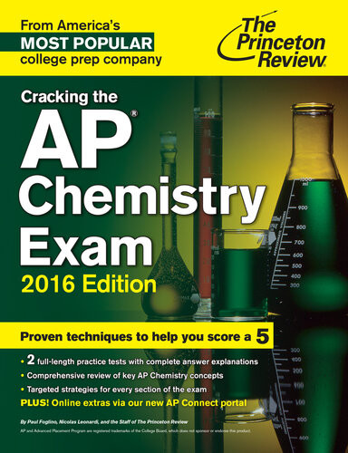 Cracking The Ap Chemistry Exam 2016 Edition Princeton Review