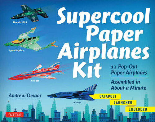 Supercool Paper Airplanes Ebook 12 Paper Airplanes Assembled In Under A Minute Includes Instruction Book With Downloadable Plane Templates Andrew Dewar