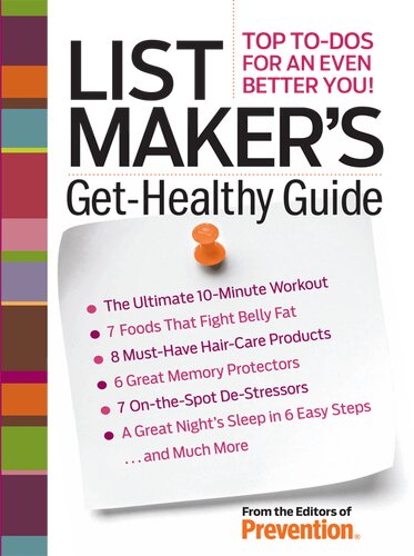 List Makers Gethealthy Guide Top Todos For An Even Better You Editors Of Prevention Magazine