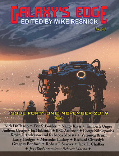Galaxys Edge Magazine Issue 41 November 2019 Joe Haldeman Mercedes Lackey Nancy Kress