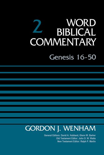 Genesis 1650 Volume 2 Gordon John Wenham