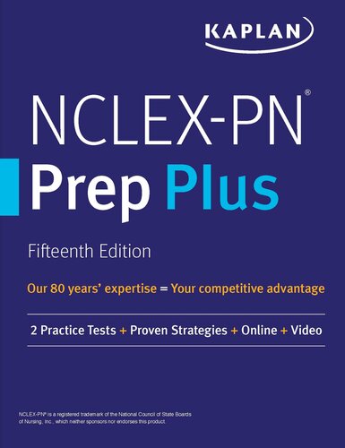 Nclexpn Prep Plus 2 Practice Tests Proven Strategies Online Video Kaplan Nursing