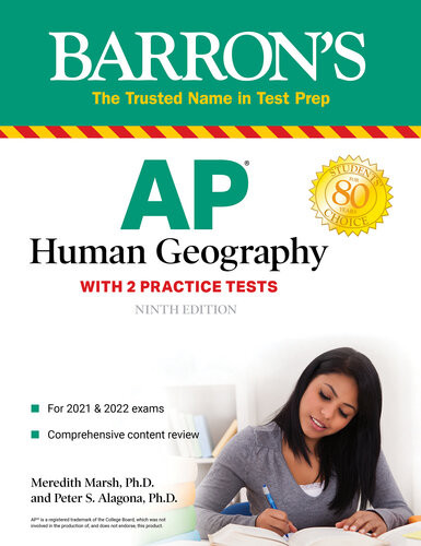 Ap Human Geography With 2 Practice Tests Meredith J Marsh Peter S Alagona