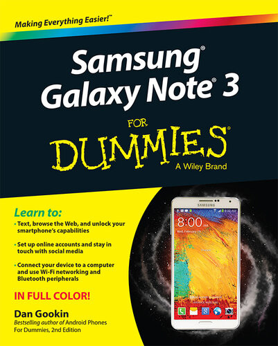 Samsung Galaxy Note 3 For Dummies Dan Gookin