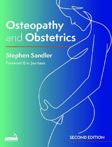 Osteopathy And Obstetrics 2nd Stephen Sandler
