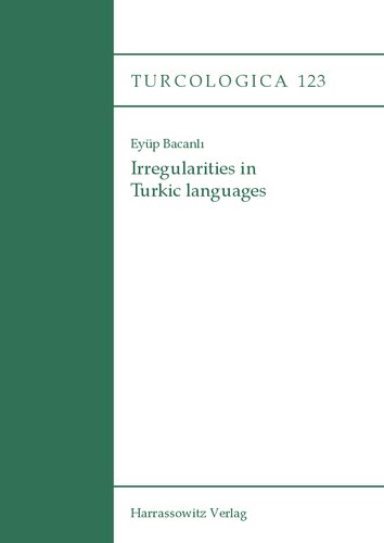 Irregularities In Turkic Languages Eyp Bacanli