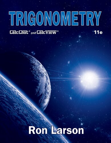 Trigonometry With Calcchat And Calcview 11e 11th Edition Ron Larson