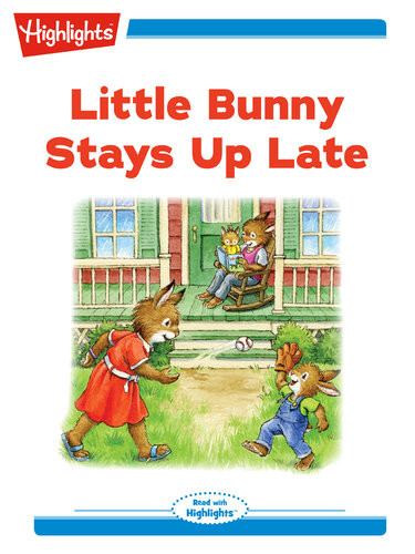 Little Bunny Stays Up Late Children Picture Story With Little Text Eileen Spinelli