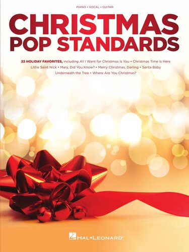 Christmas Pop Standards Songbook Hal Leonard Corp