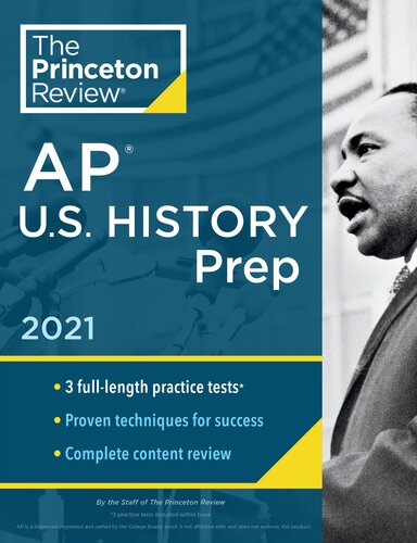 Princeton Review Ap Us History Prep 2021 Practice Tests Complete Content Review Strategies Techniques The Princeton Review