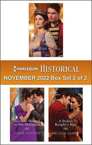 Harlequin Historical November 2022 Box Set 2 Of 2 Christine Merrill Diane Gaston Melissa Oliver