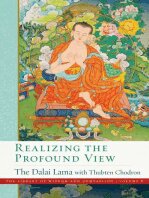 Realizing The Profound View The Library Of Wisdom And Compassion Book 8 Dalai Lama