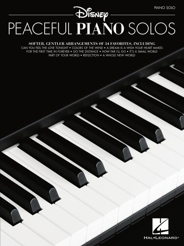 Disney Peaceful Piano Solos Songbook Hal Leonard Corp