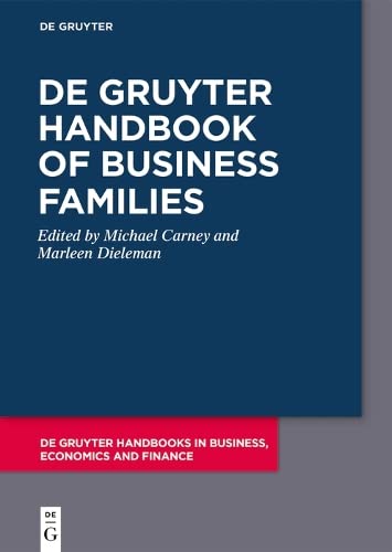 De Gruyter Handbook Of Business Families Michael Carney Marleen Dieleman