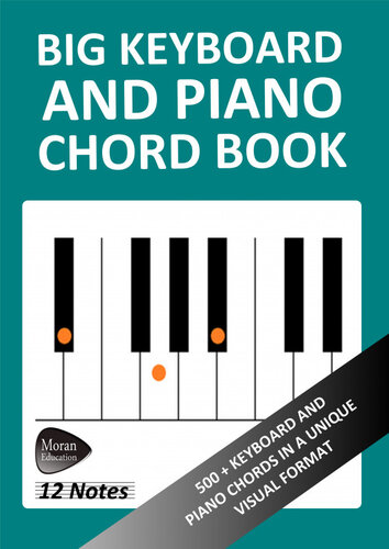 Big Keyboard And Piano Chord Book 500 Keyboard And Piano Chords In A Unique Visual Format Richard Moran