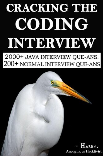 Cracking The Coding Interview 2500 Interview Que Ans Harry Anonymous Hacktivist