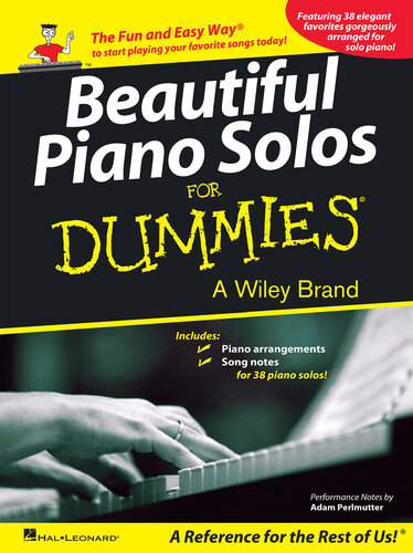 Beautiful Piano Solos For Dummies Hal Leonard Corp