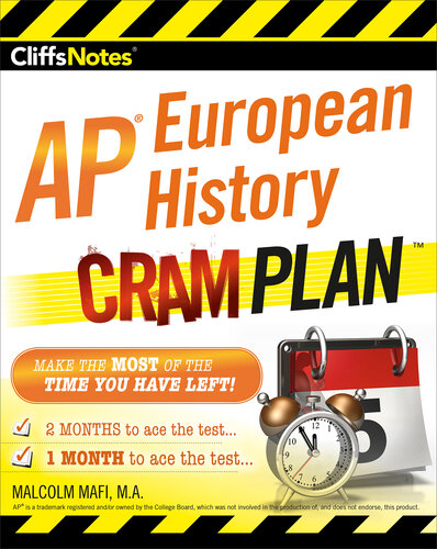 Cliffsnotes Ap European History Cram Plan Malcolm Mafi