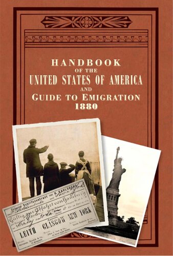 Handbook Of The United States Of America 1880 A Guide To Emigration Lp Brockett
