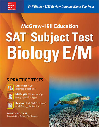 Mcgrawhill Education Sat Subject Test Biology Em 4th Ed 4th Edition Stephanie Zinn