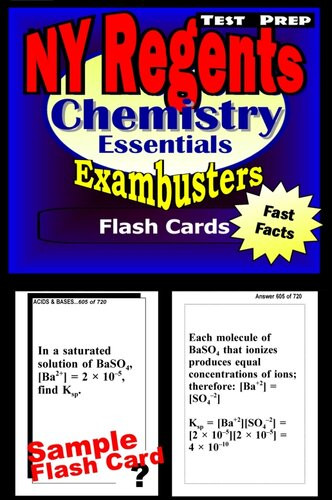 Ny Regents Chemistry Test Prep Review Exambusters Flashcards New York Regents Exam Study Guide Regents Exambusters