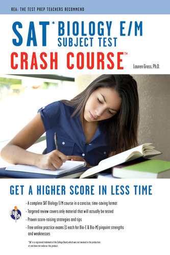 Sat Subject Test Biology Em Crash Course Lauren Gross