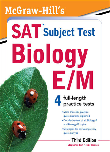 Mcgrawhills Sat Subject Test Biology Em 3rd Edition Stephanie Zinn