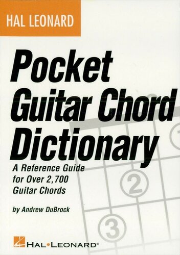 Hal Leonard Pocket Guitar Chord Dictionary Music Instruction Hal Leonard Corp
