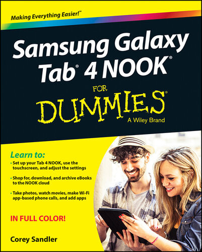 Samsung Galaxy Tab 4 Nook For Dummies Corey Sandler